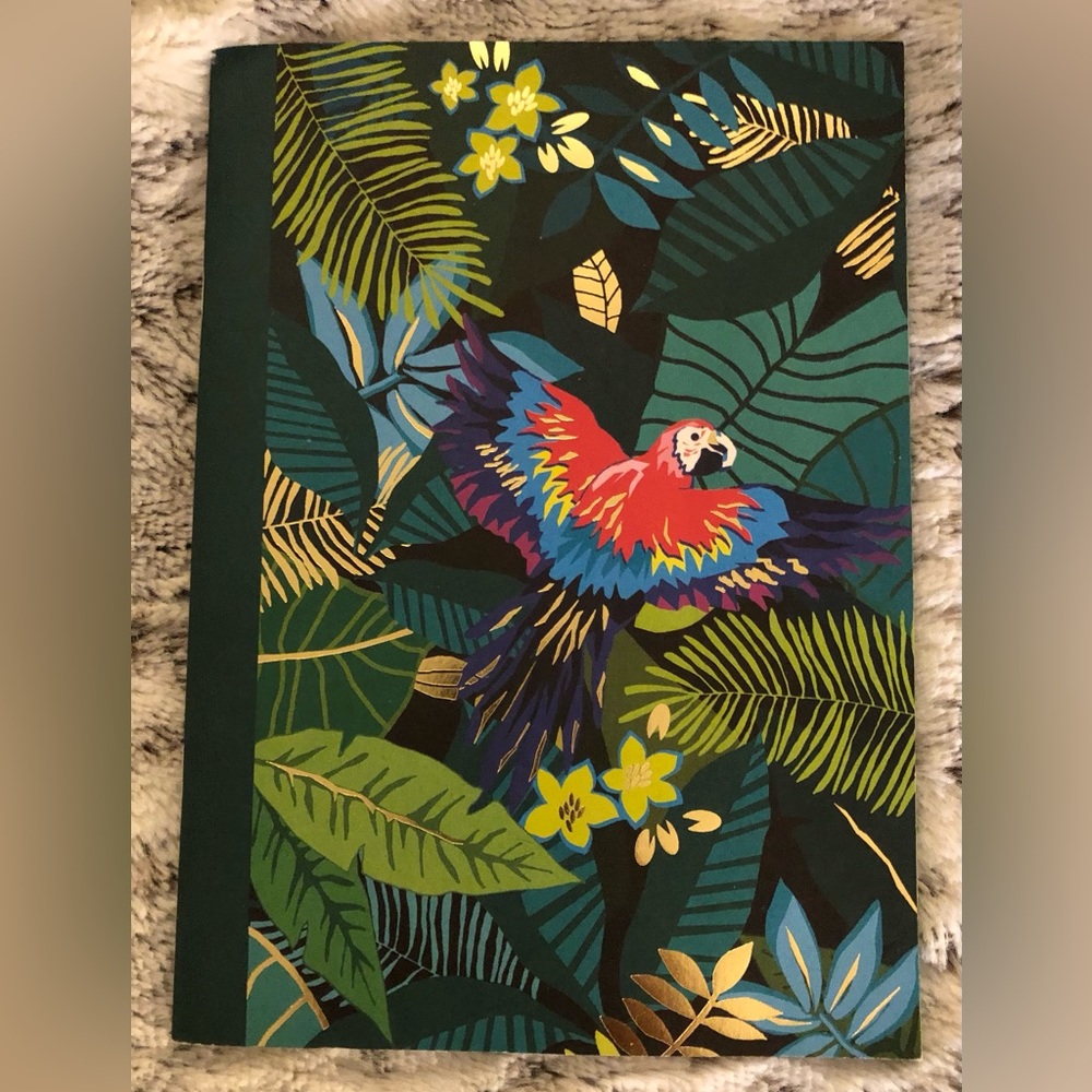 NWOT parrot note book